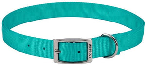 [Pack of 3] - Coastal Pet Double-ply Nylon Dog Collar Teal 20"L x 1"W