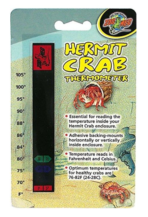 [Pack of 4] - Zoo Med Hermit Crab Thermometer 1 count