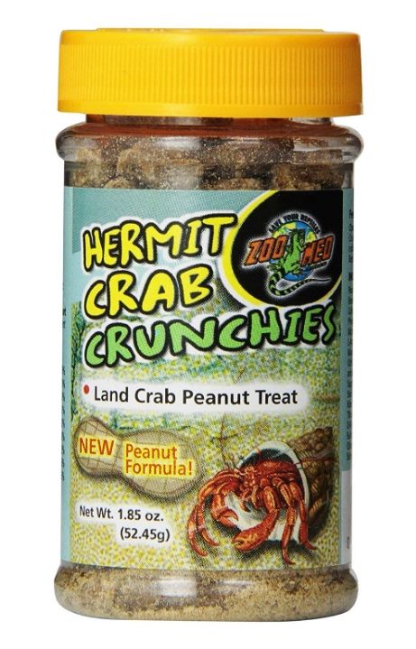 [Pack of 4] - Zoo Med Hermit Crab Crunchies Natural Peanut Treat 1.85 oz