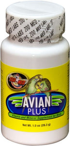 [Pack of 4] - Zoo Med Avian Plus Bird Vitamin Supplement 1 oz