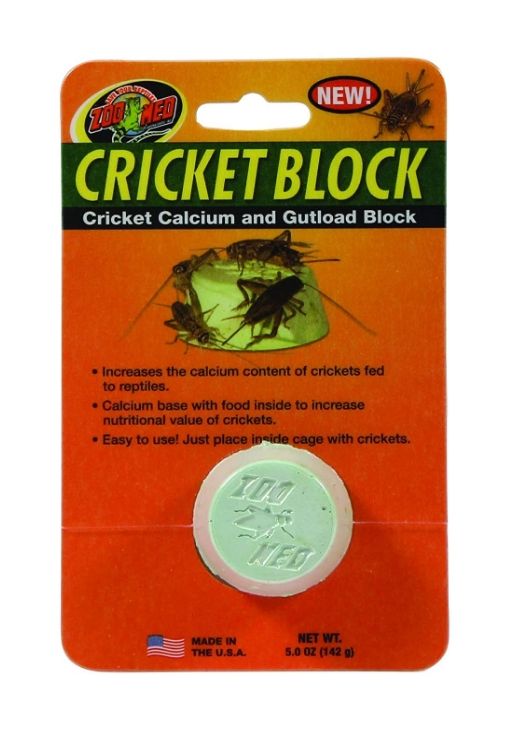 [Pack of 4] - Zoo Med Regular Cricket Blocks Gut load Block 1 count