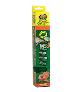 [Pack of 4] - Zoo Med Eco Carpet 29 gallon (12"L x 30"W)