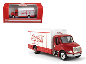 PACK OF 2 - "Coca-Cola"" Beverage Truck Red and White 1/87 Diecast Model by Motorcity Classics"""