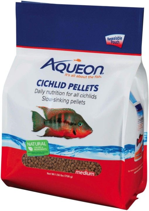 [Pack of 3] - Aqueon Medium Cichlid Food Pellets 25 oz