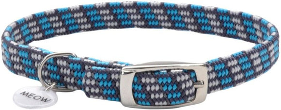 [Pack of 4] - Coastal Pet Elastacat Reflective Safety Collar with Charm Grey/Blue Small (Neck: 8-10