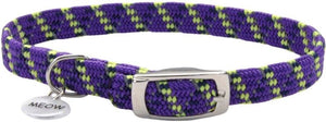 [Pack of 4] - Coastal Pet Elastacat Reflective Safety Collar with Charm Purple Small (Neck: 8-10")