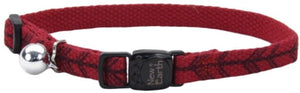 [Pack of 4] - Coastal Pet New Earth Soy Adjustable Cat Collar - Red with Arrows 8-12"L x 3/8"W