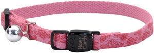 [Pack of 4] - Coastal Pet New Earth Soy Adjustable Cat Collar - Rose 8-12"L x 3/8"W