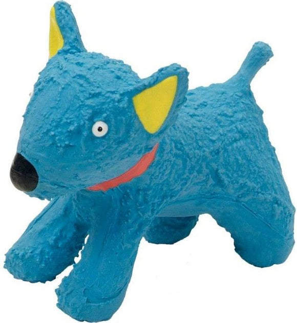 [Pack of 4] - Li'l Pals Latex Blue Dog Toy 1 count