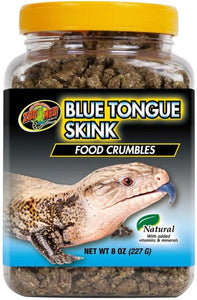 [Pack of 4] - Zoo Med Blue Tongue Skink Food Crumbles 8 oz