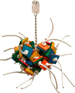 [Pack of 2] - Zoo-Max Fire Ball Bird Toy Medium 14"L x 12"W