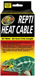 [Pack of 2] - Zoo Med Repti Heat Cable 50 watt (23'L)