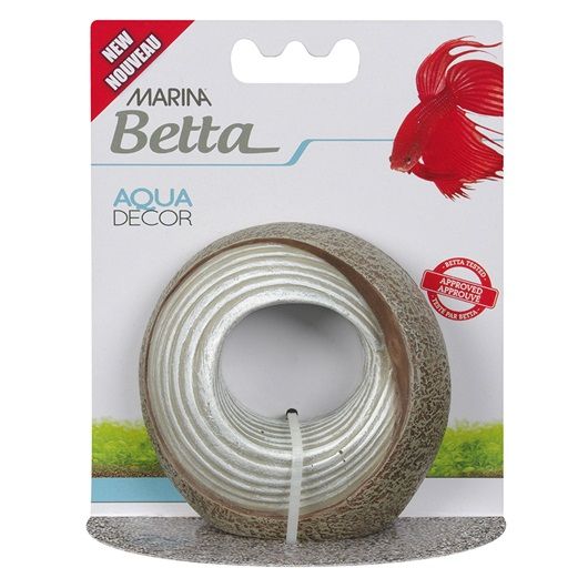 [Pack of 4] - Marina Betta Aqua Decor - Stone Shell 1 count
