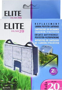 [Pack of 3] - Elite Hush 20 Replacement Carbon / Polyester Cartridges 2 count