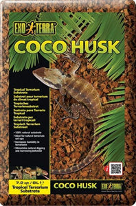 [Pack of 3] - Exo Terra Coco Husk Loose Tropical Terrarium Reptile Substrate 8 qt