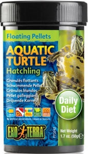 [Pack of 4] - Exo Terra Floating Pellets Aquatic Turtle Hatchling Food 1.7 oz
