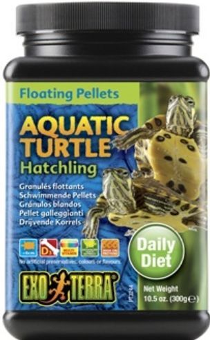 [Pack of 2] - Exo Terra Floating Pellets Aquatic Turtle Hatchling Food 10.5 oz
