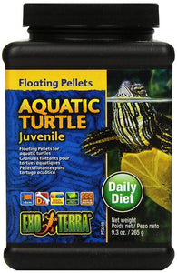 [Pack of 3] - Exo Terra Floating Pellets Juvenile Aquatic Turtle Food 9.3 oz