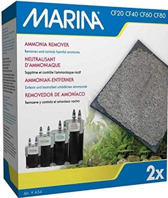 [Pack of 3] - Marina Canister Filter Replacement Zeolite Ammonia Remover 2 count