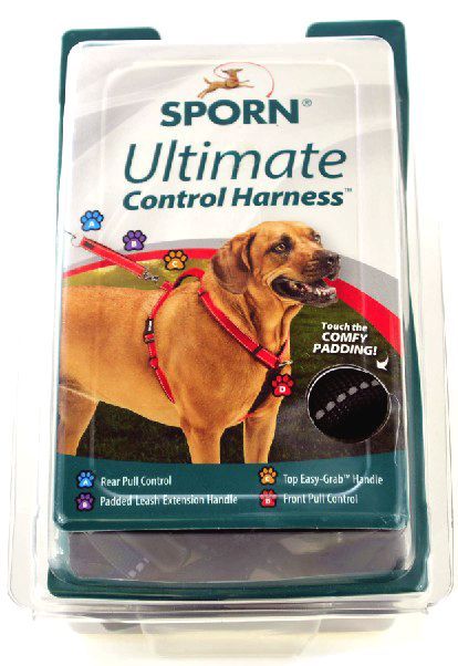 [Pack of 2] - Sporn Ultimate Control Harness for Dogs - Black Large