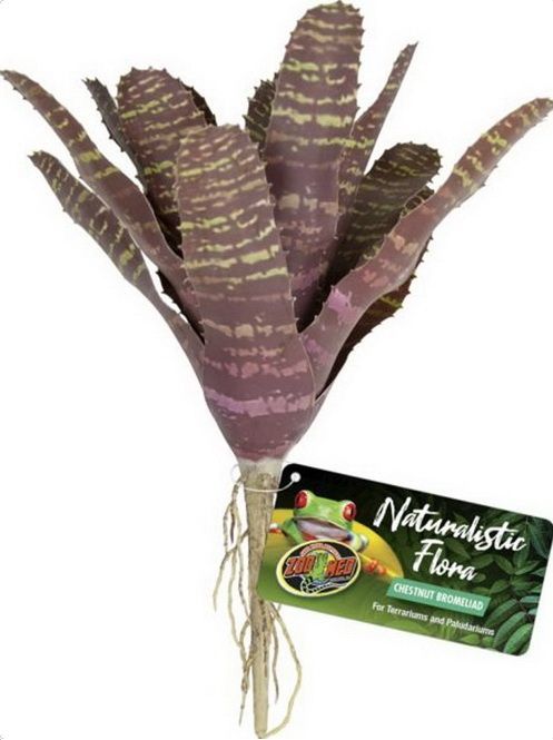 [Pack of 4] - Zoo Med Naturalistic Flora Chestnut Bromeliad 1 count