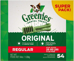 Greenies Original Dental Dog Chews 54 count