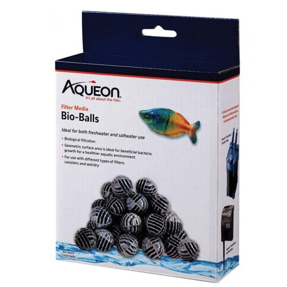 [Pack of 3] - Aqueon QuietFlow Bio Balls Filter Media 60 count
