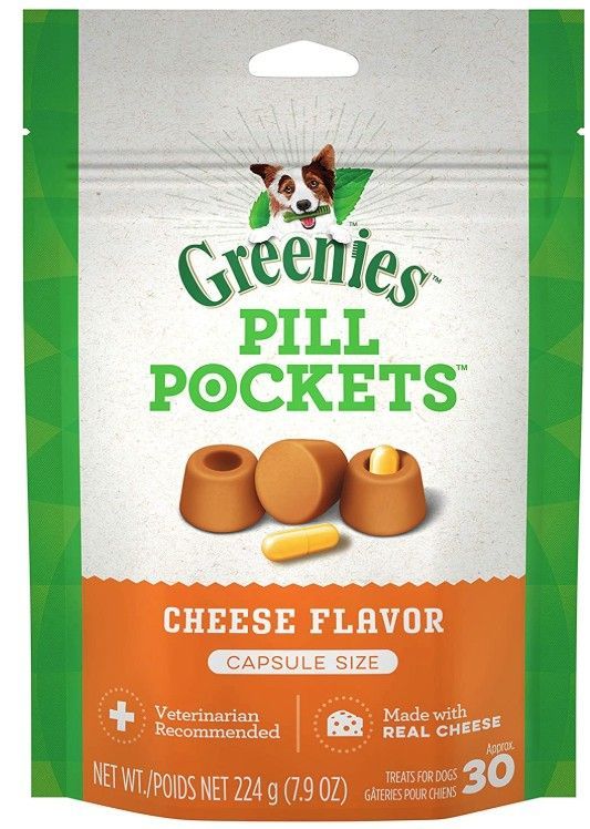 [Pack of 3] - Greenies Pill Pockets Cheese Flavor Capsules 30 count