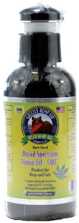 [Pack of 2] - Grizzly Hemp Aid Broad Spectrum Help Oil 4 oz