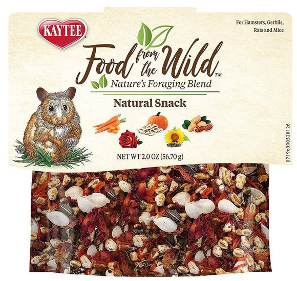 [Pack of 4] - Kaytee Food From The Wild Treat Medley Hamster / Gerbil 2 oz