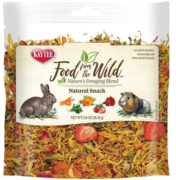 [Pack of 4] - Kaytee Food From The Wild Treat Medley Rabbit / Guinea Pig 1 oz