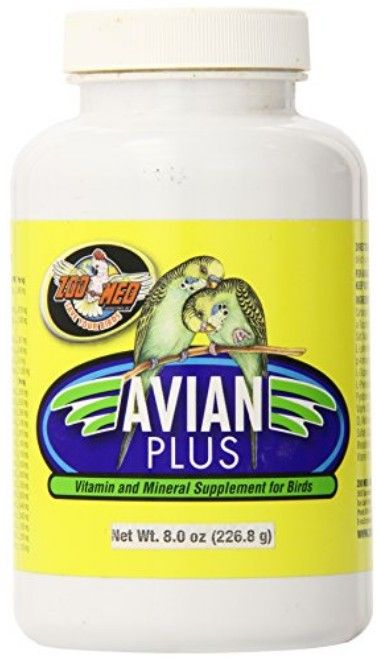 [Pack of 2] - Zoo Med Avian Plus Bird Vitamin Supplement 8 oz