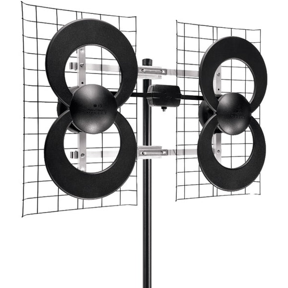 Antennas Direct C4-CJM ClearStream 4 Quad-Loop UHF Outdoor Antenna with 20
