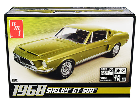 PACK OF 2 - Skill 3 Model Kit 1968 Ford Mustang Shelby GT-500 1/25 Scale Model by AMT