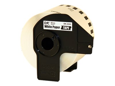 PACK OF 2 - BROTHER DK2205 TAPE WHITE PAPER 2.4