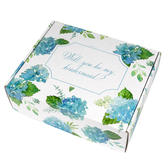 Bridesmaid Proposal Box and Bride Gift Box - Includes 5 gifts, Note Card, and Crinkle Paper!