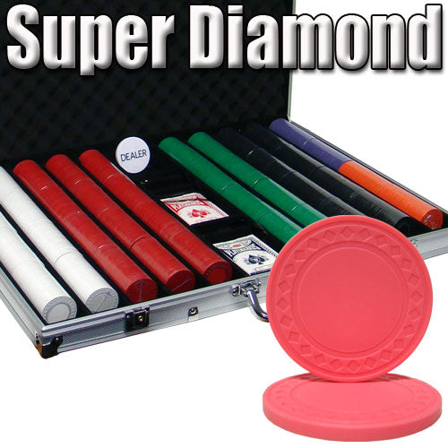 1000 Ct Super Diamond Poker Chip Set