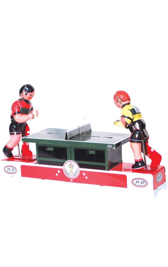 Collectible Tin Toy - Ping Pong Players