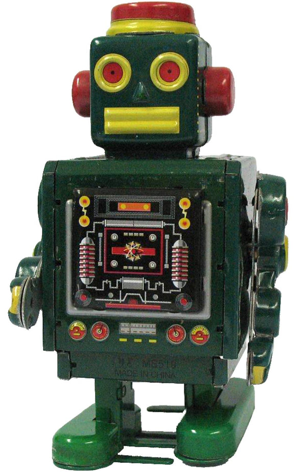 Collectible Tin Toy - Robot Green
