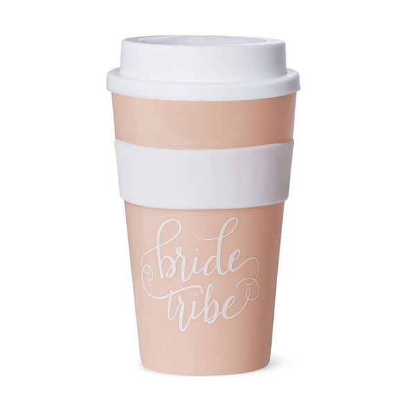 Blush Pink Bride Tribe 12 oz. Coffee Tumbler