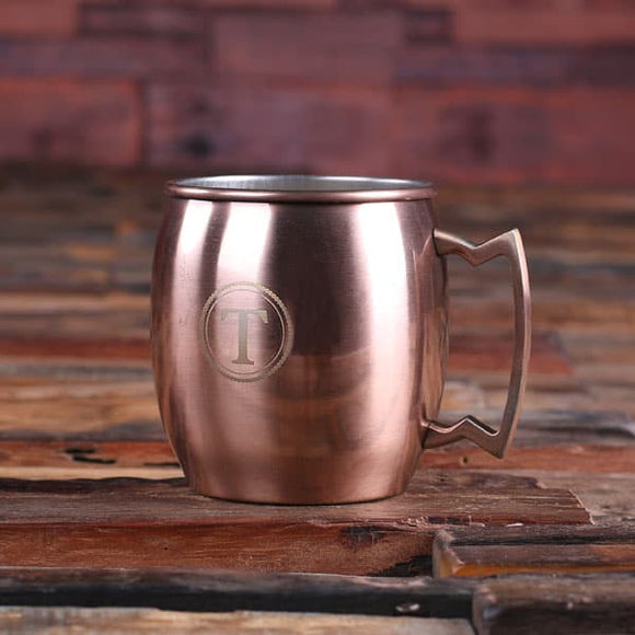 Personalized Moscow Mule Mug with Beautifully Shaped Handle
