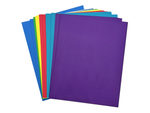 2 Pocket Paper Portfolio in Assorted Colors Pack of 24