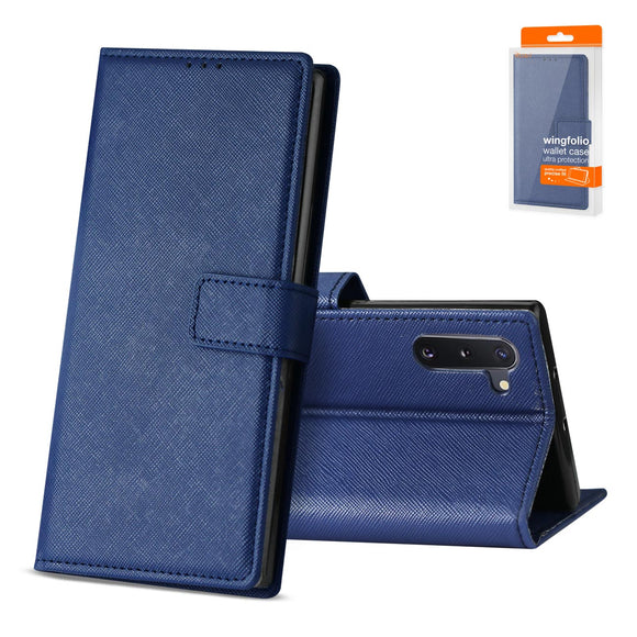 Reiko SAMSUNG GALAXY NOTE 10 3-In-1 Wallet Case In BLUE