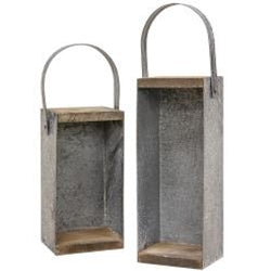 *2/Set, Rustic Candle Boxes