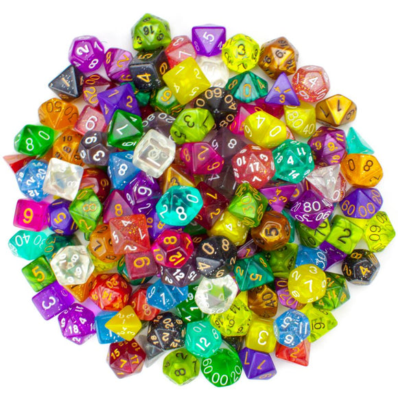 100+ Pack of Random Polyhedral Dice: Series II