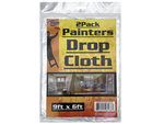 2 Pack 9' x 6' Drop Cloths Pack of 12