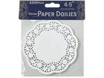 100 Piece Round Paper Doilies Pack of 12