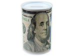 100 Dollar Bill Tin Money Bank Pack of 24