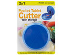2 in 1 Pocket Tablet Cutter with Storage Pack of 18