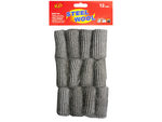 12 Pack Steel Wool Pads Pack of 30